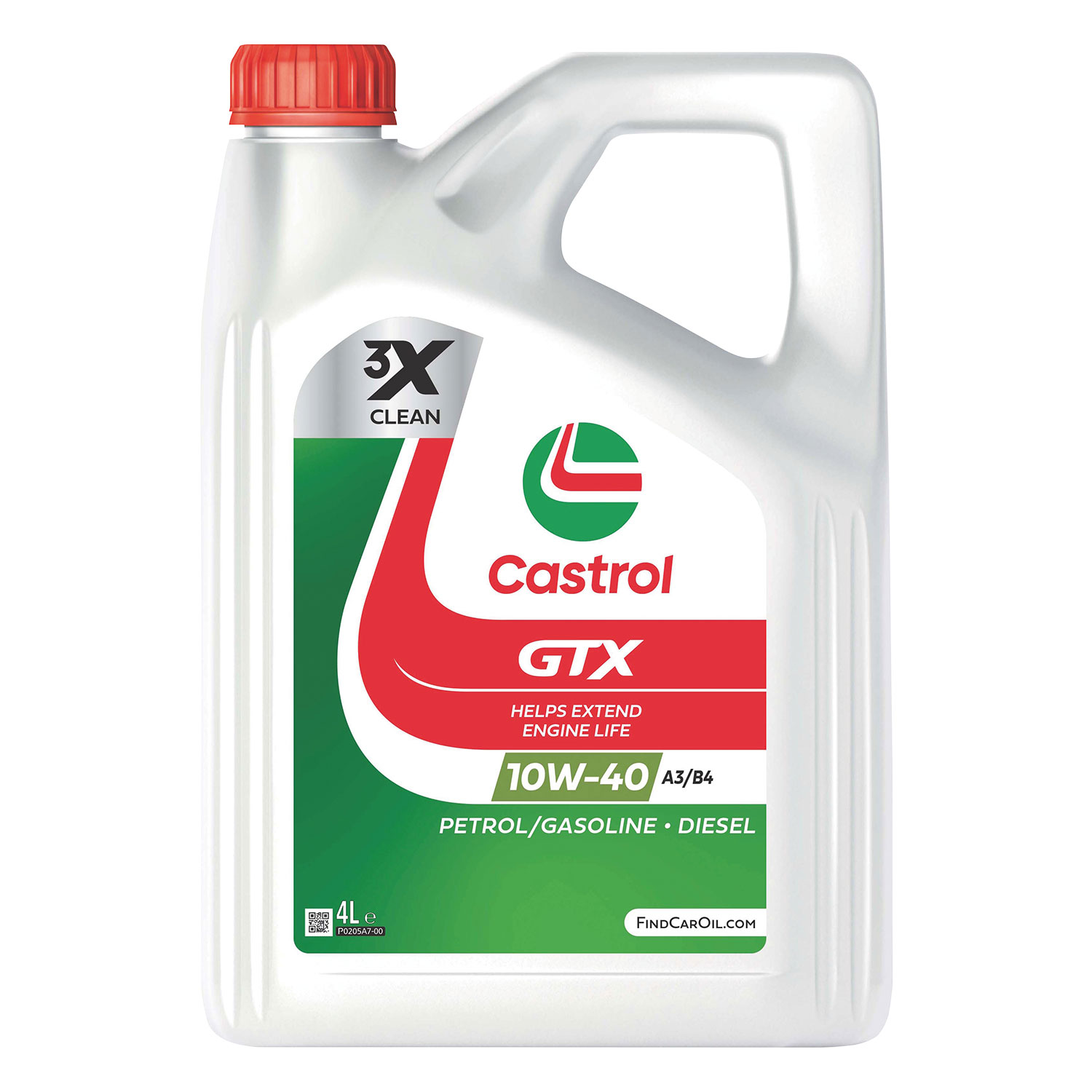 Castrol GTX 10W-40 A3/B4 4 Ltr. Kanne