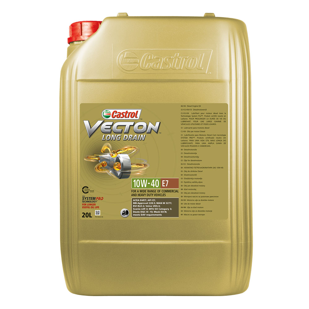 Castrol Vecton Long Drain 10W-40 E7 20 Ltr. Kaniste