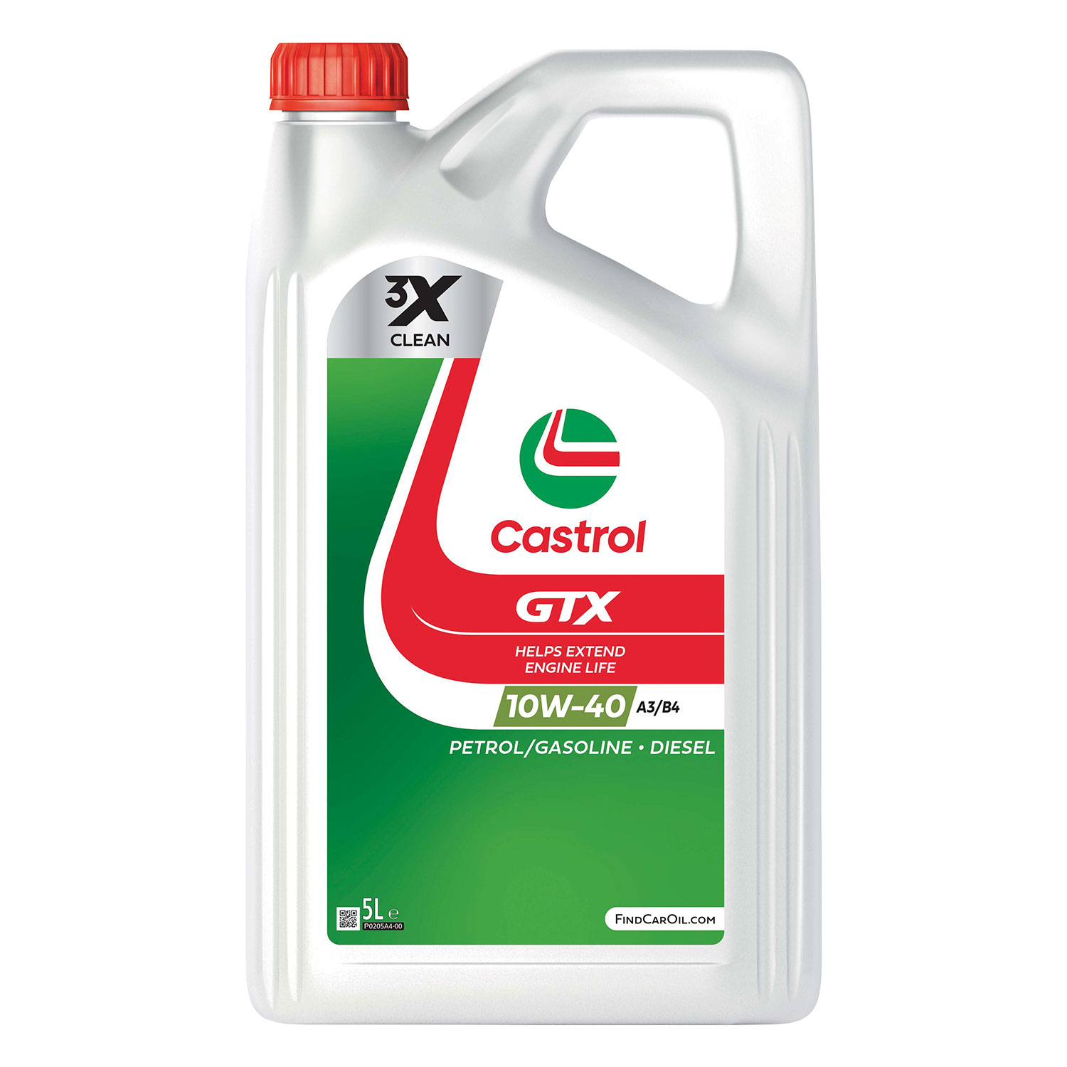 Castrol GTX 10W-40 A3/B4 5 Ltr. Kanne