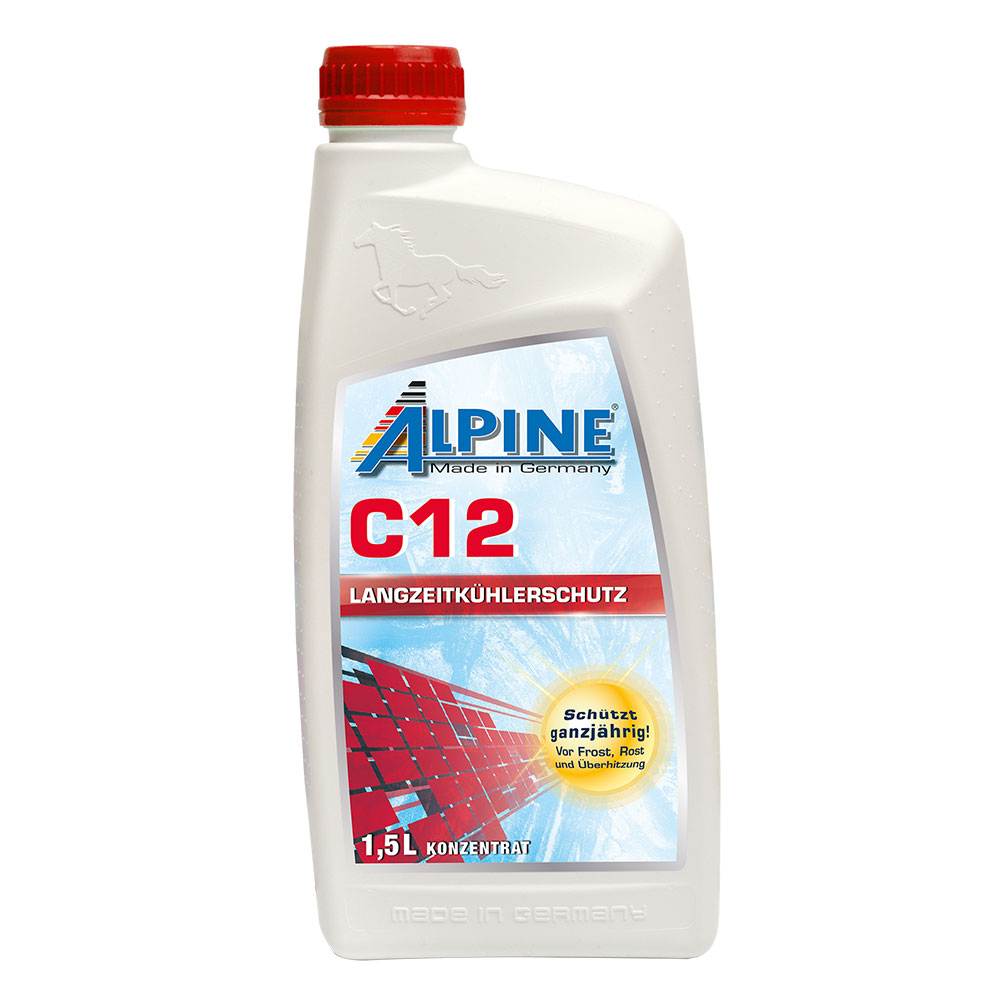 Alpine Kühlerfrostschutz C12 (rot) 1,5 Ltr. Dose