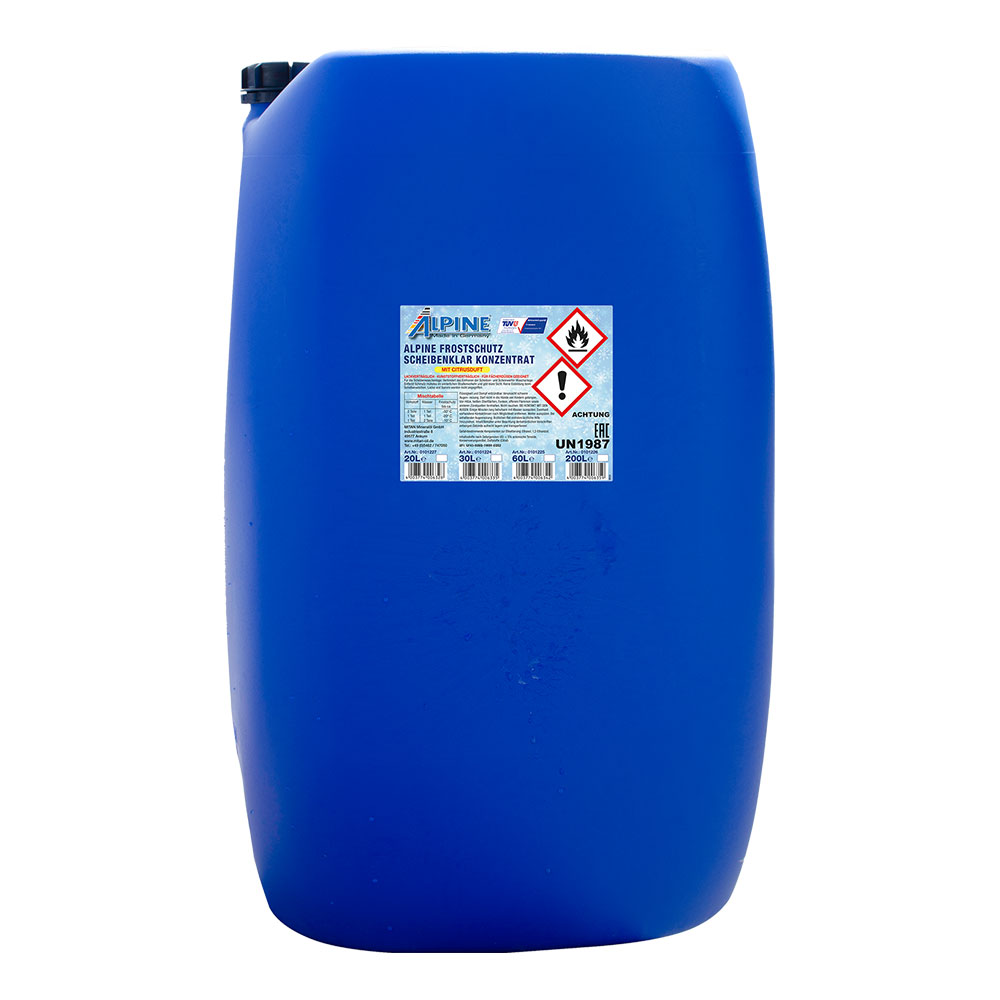 Alpine SF Scheibenklar -60°C Konzentrat 60 Ltr. Fass