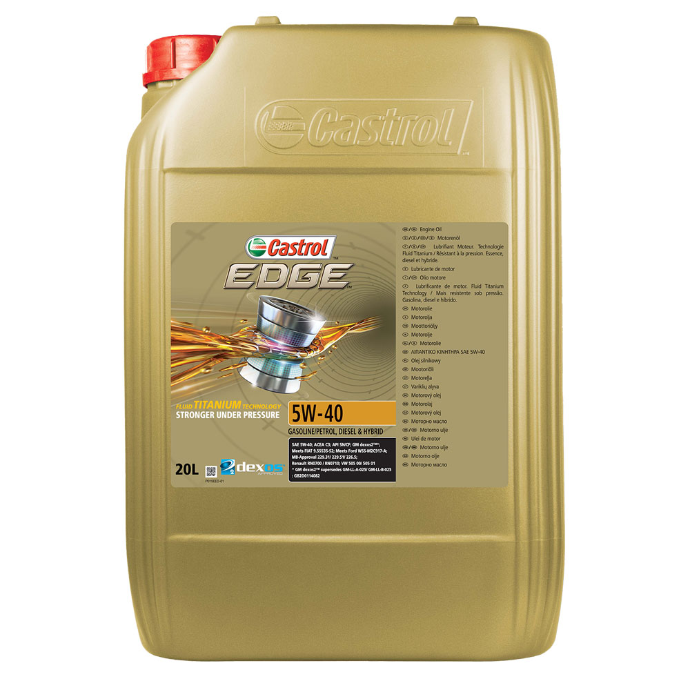 Castrol EDGE 5W-40 20 Ltr. Kaniste