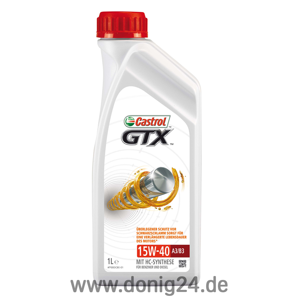 Castrol GTX 15W-40 A3/B3 1 Ltr. Dose