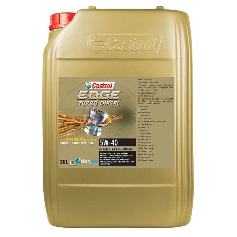 Castrol EDGE TurboDiesel 5W-40 20 Ltr. Kaniste