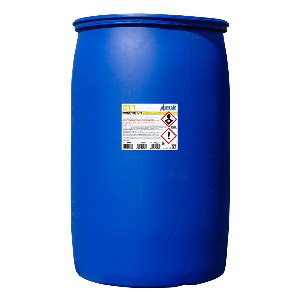 Alpine Kühlerfrostschutz C11 (gelb/hellblau) 200 Ltr. Fass