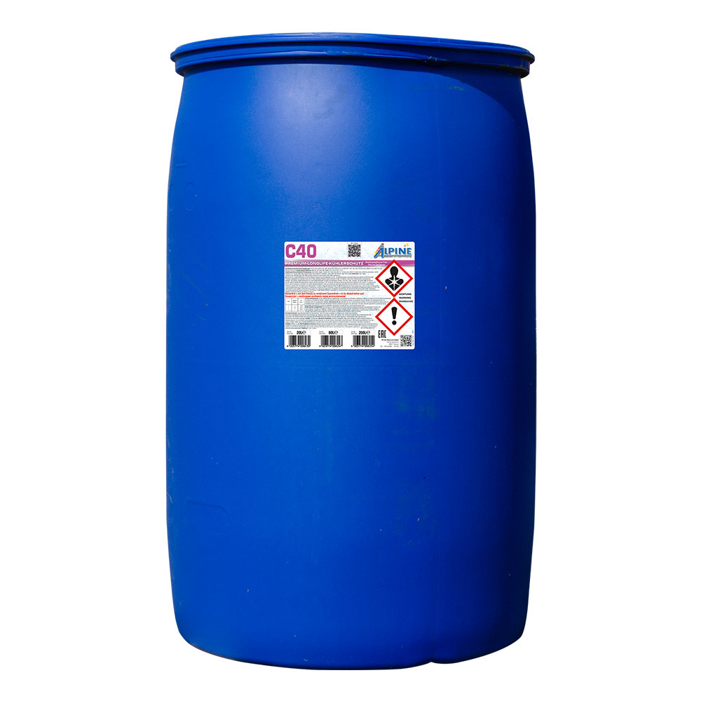 Alpine Kühlerfrostschutz C40 (violett) 200 Ltr. Fass